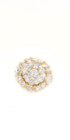 1.2CT Gold Diamond Earrings - Johnny Dang & Co