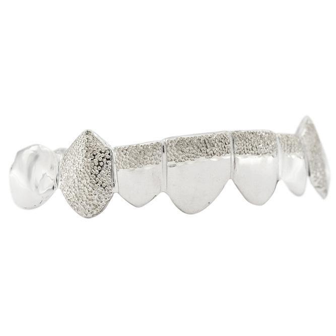 Bottom 18K Gold Diamond Dust Grill - Johnny Dang & Co