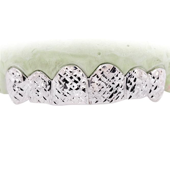 JDTK-6093- Custom 6 Teeth High Polish Diamond Cut Grill - Johnny Dang & Co