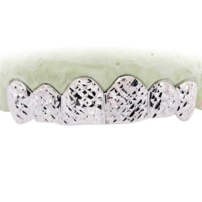 JDTK-6093- Custom 6 Teeth High Polish Diamond Cut Grill - Johnny Dang & Co