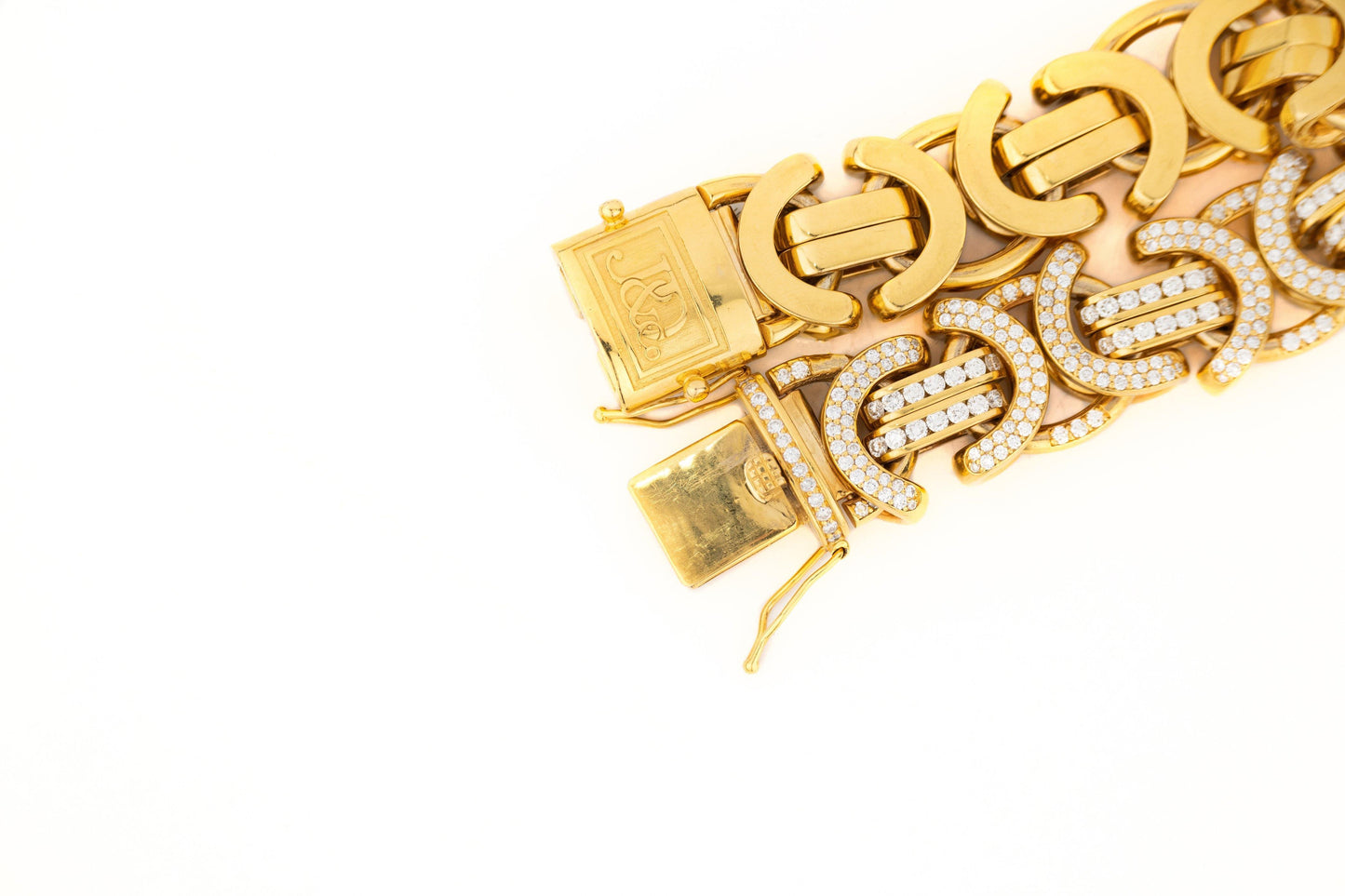 Yellow Byzantine Diamond Bracelet - Johnny Dang & Co