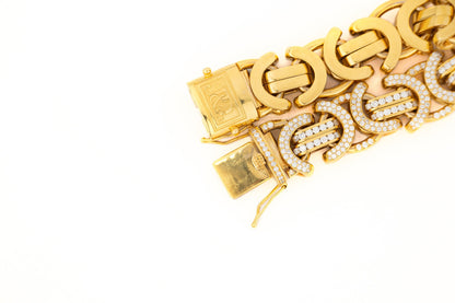 Yellow Byzantine Diamond Bracelet - Johnny Dang & Co