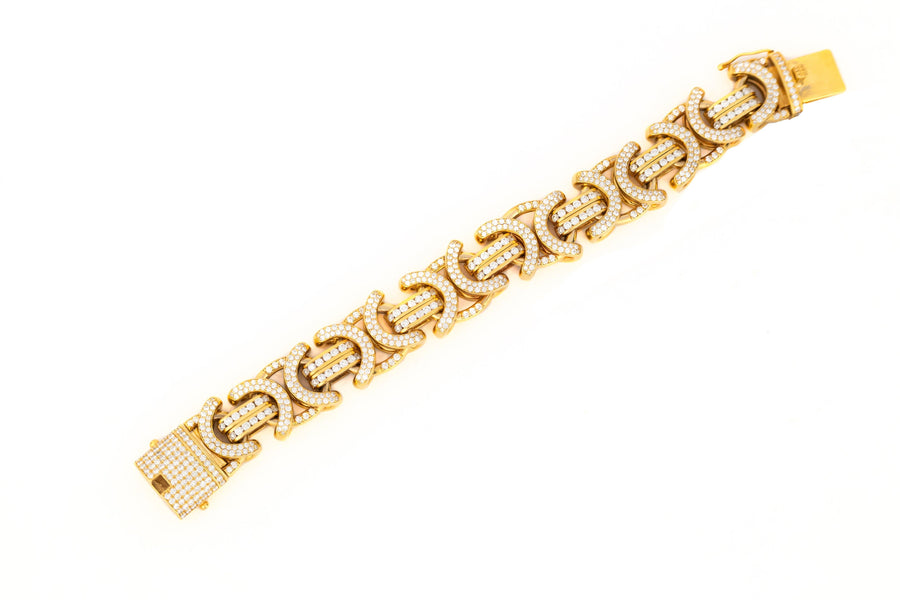Yellow Byzantine Diamond Bracelet - Johnny Dang & Co