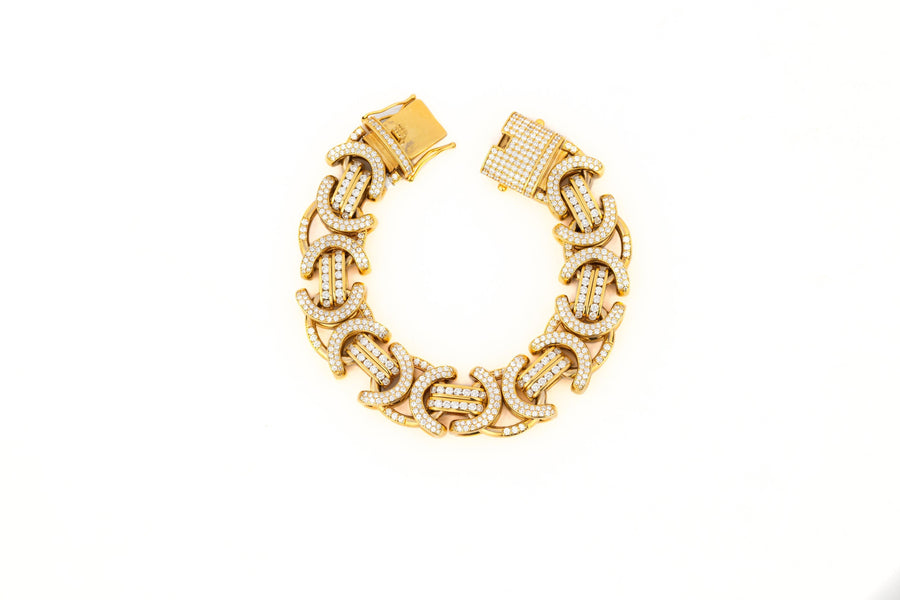 Yellow Byzantine Diamond Bracelet - Johnny Dang & Co