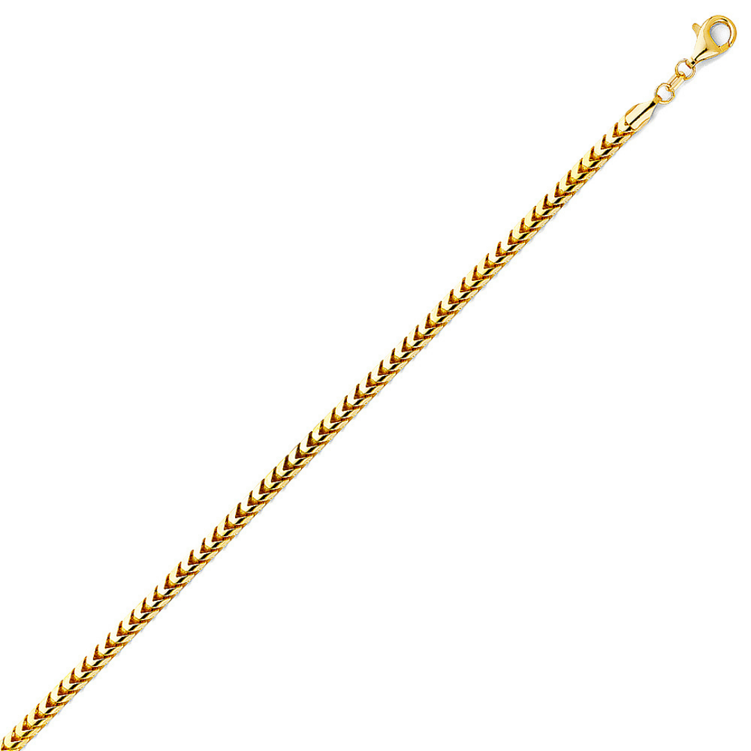 3.3mm Roundish Franco Bracelet - Johnny Dang & Co