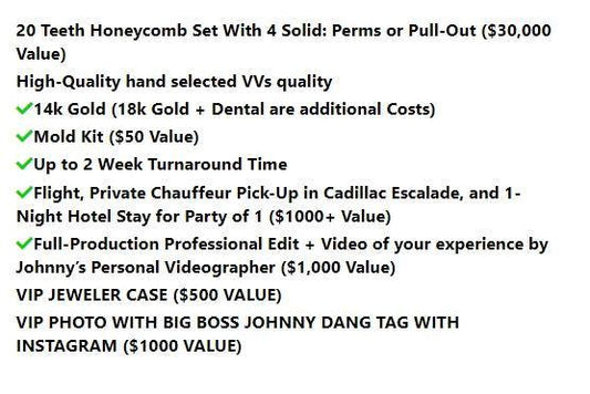 VVS VIP DEALS BUNDLE - Johnny Dang & Co