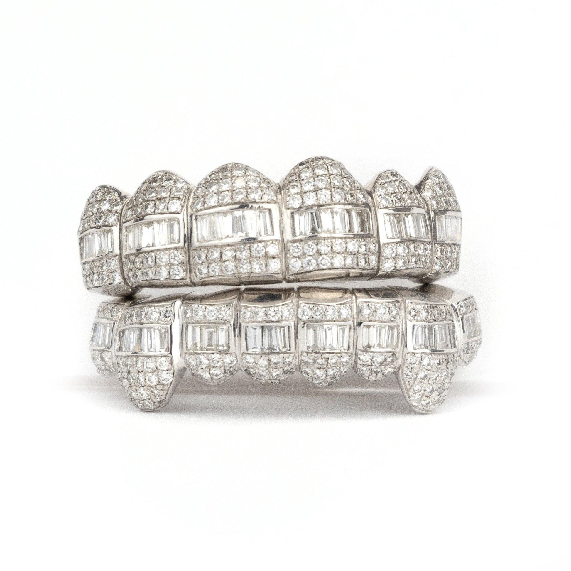 14K SI Hybrid Diamond Grillz - Johnny Dang & Co