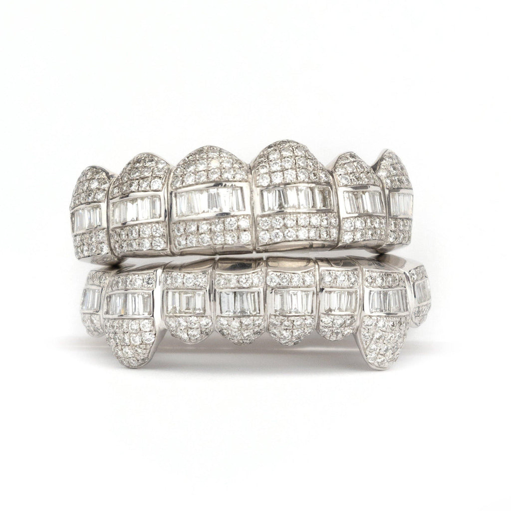 10K VVS Hybrid Diamond Grillz - Johnny Dang & Co