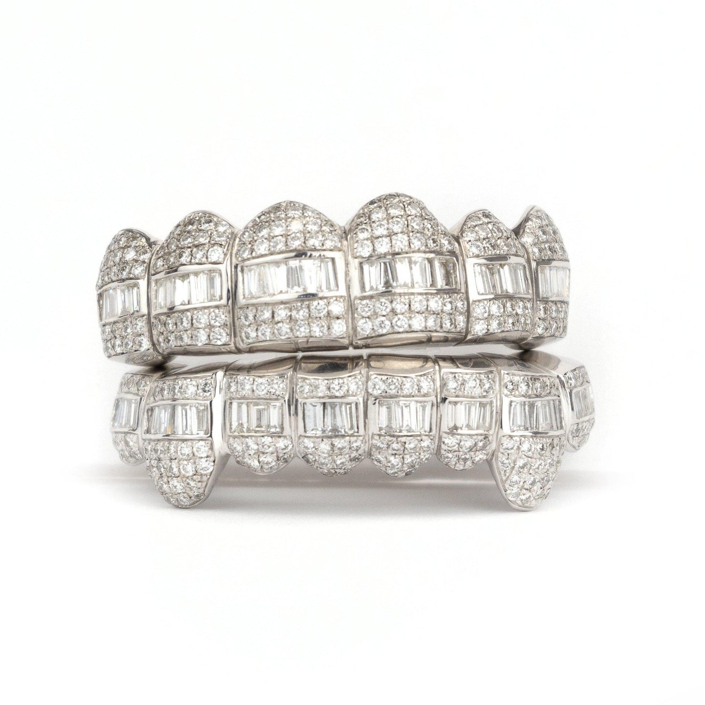 10K SI Hybrid Diamond Grillz - Johnny Dang & Co
