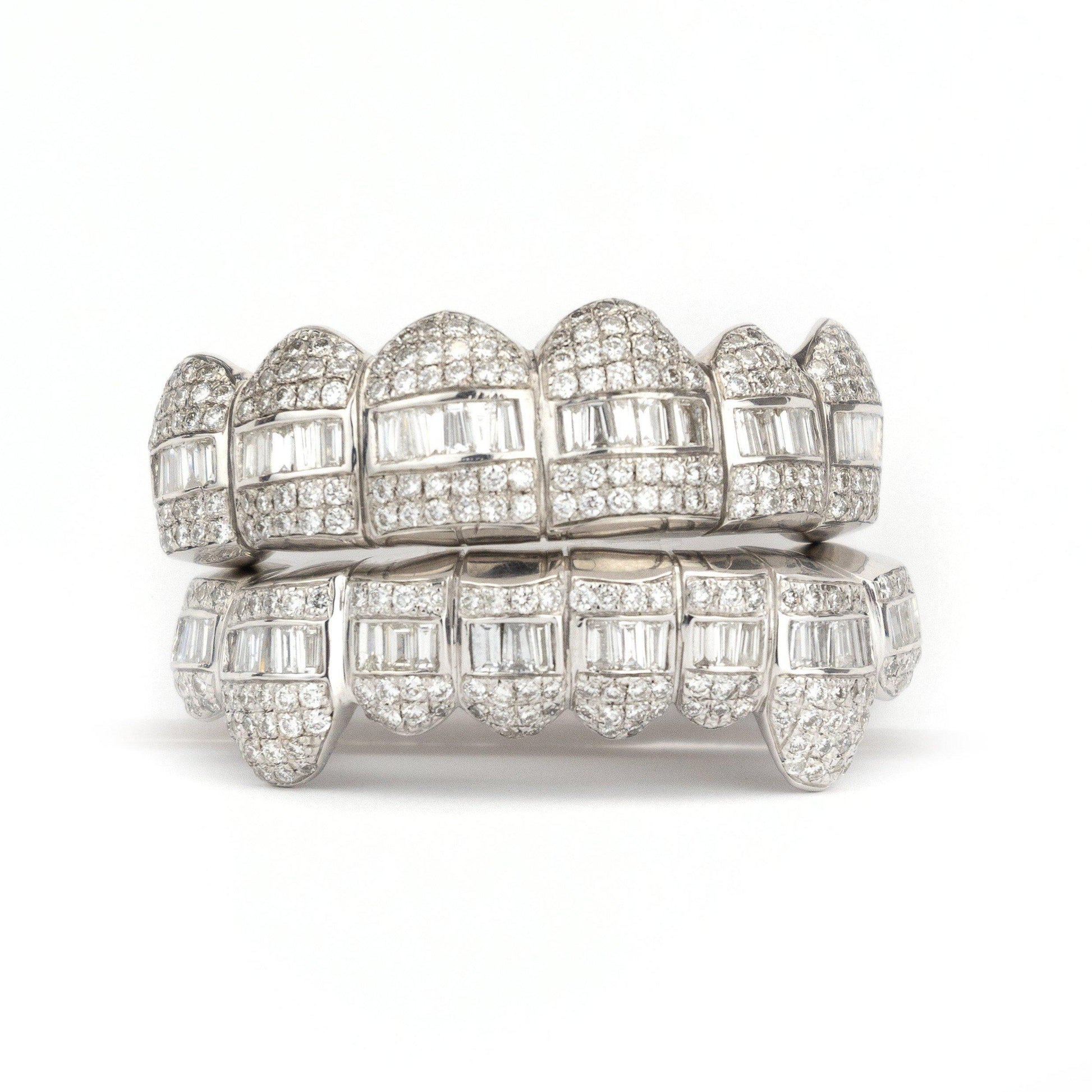 10K SI Hybrid Diamond Grillz - Johnny Dang & Co