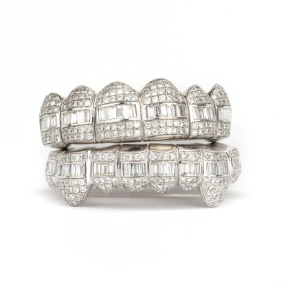 10K SI Hybrid Diamond Grillz - Johnny Dang & Co
