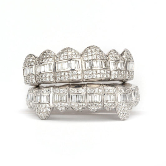 10K Flawless Hybrid Diamond Grillz - Johnny Dang & Co