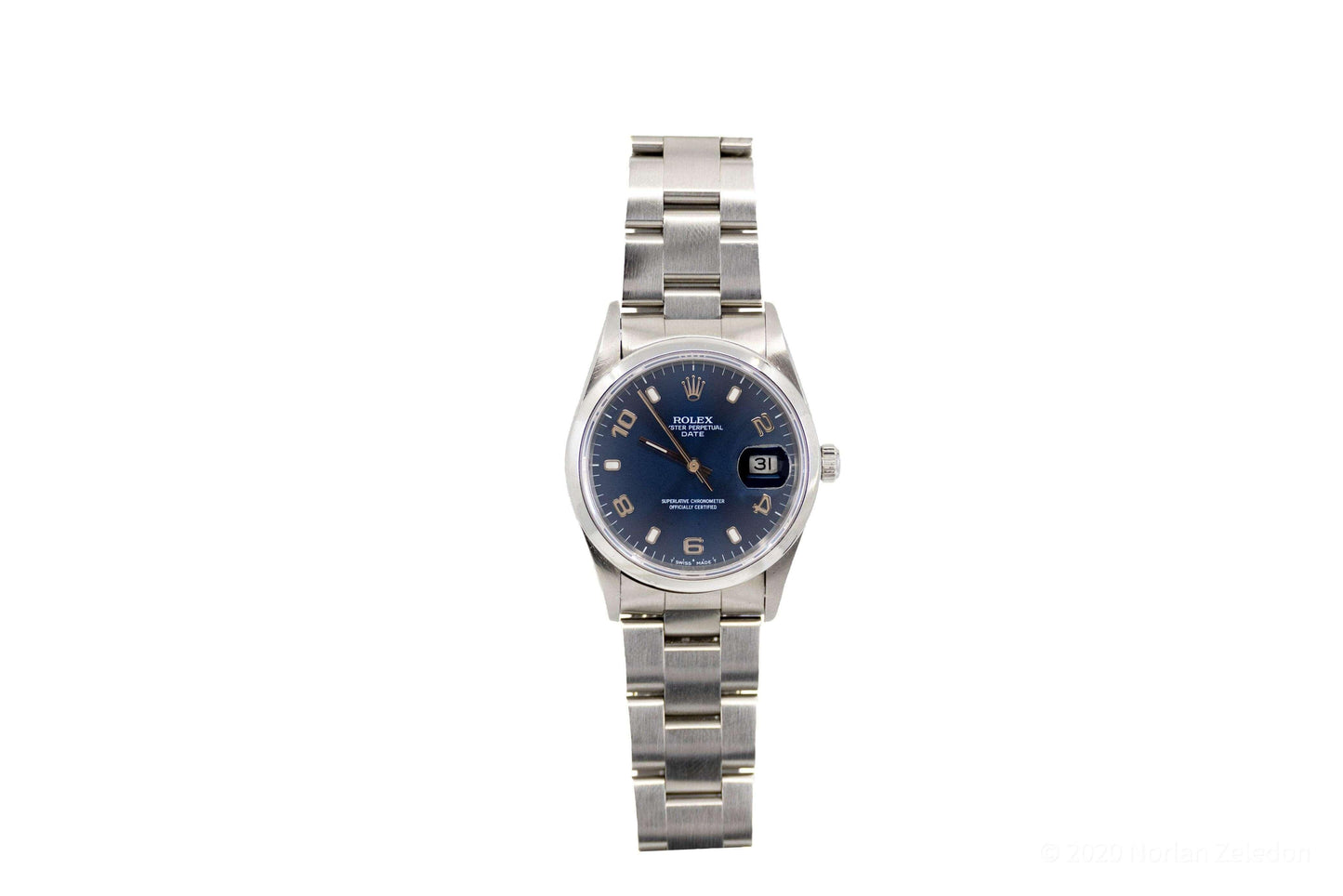 Rolex Oyster Perpetual 40mm Blue Dial - Johnny Dang & Co