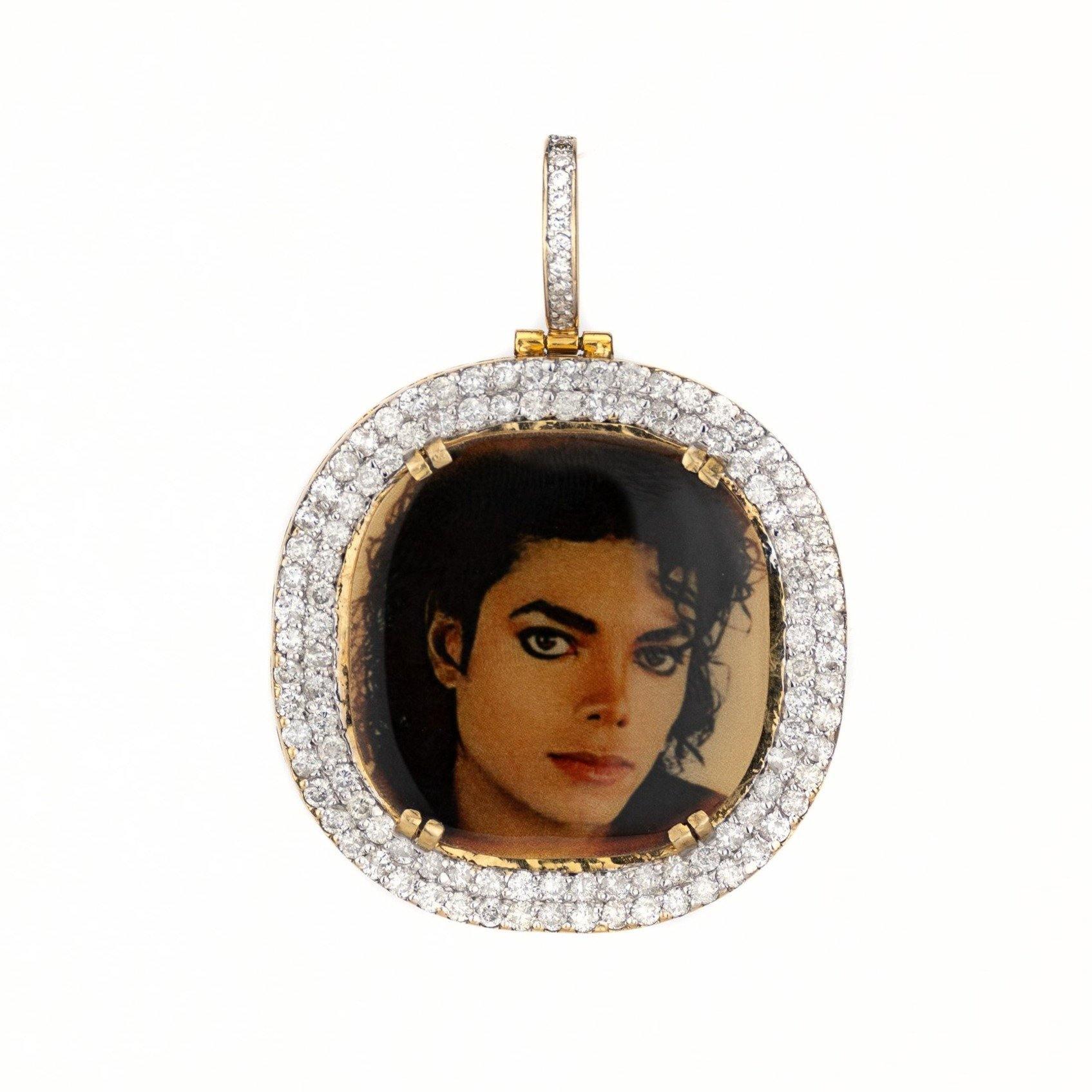 Custom Double Tennis Diamond Pendant - Johnny Dang & Co