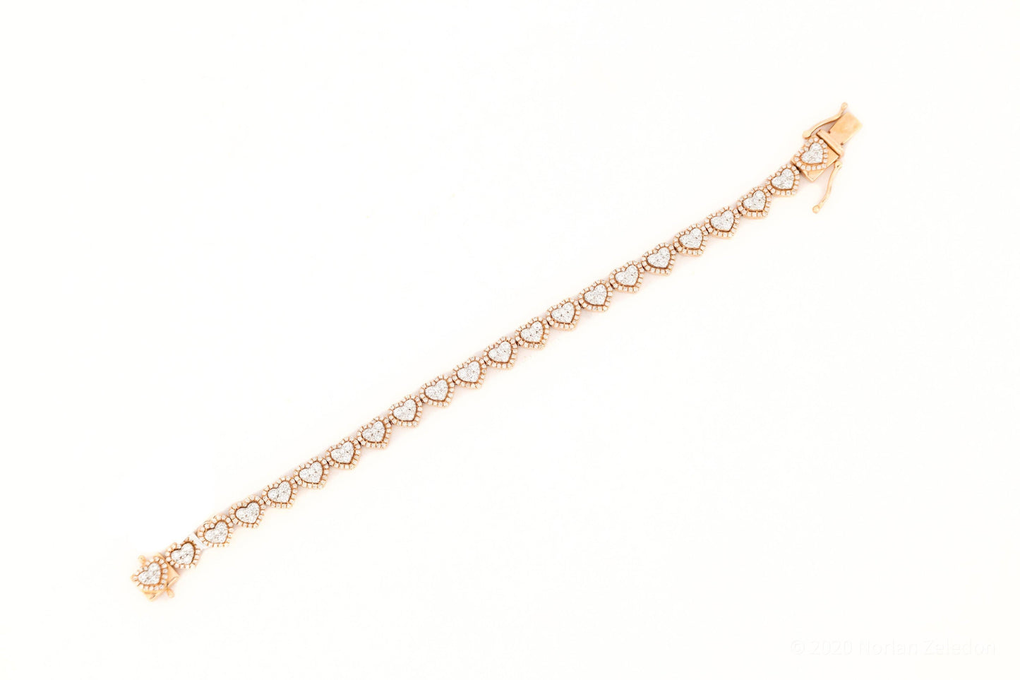 7.5mm Heart Bracelet - Johnny Dang & Co