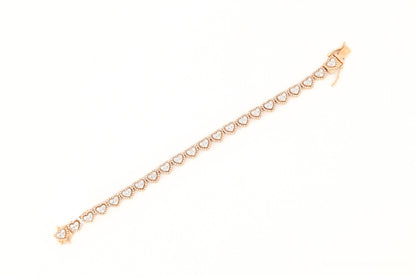 7.5mm Heart Bracelet - Johnny Dang & Co