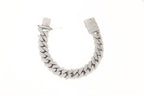 8mm White Gold Diamond Bracelet - Johnny Dang & Co