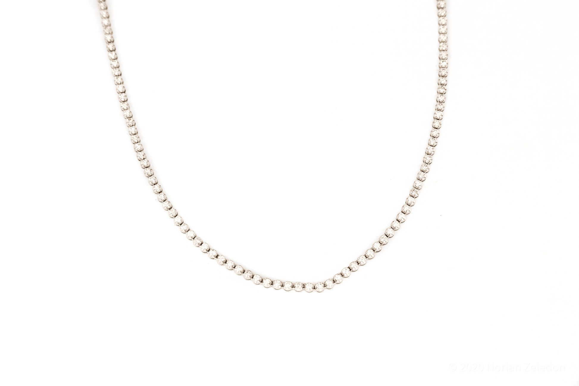 4.2mm Circle Style Tennis Chain - Johnny Dang & Co