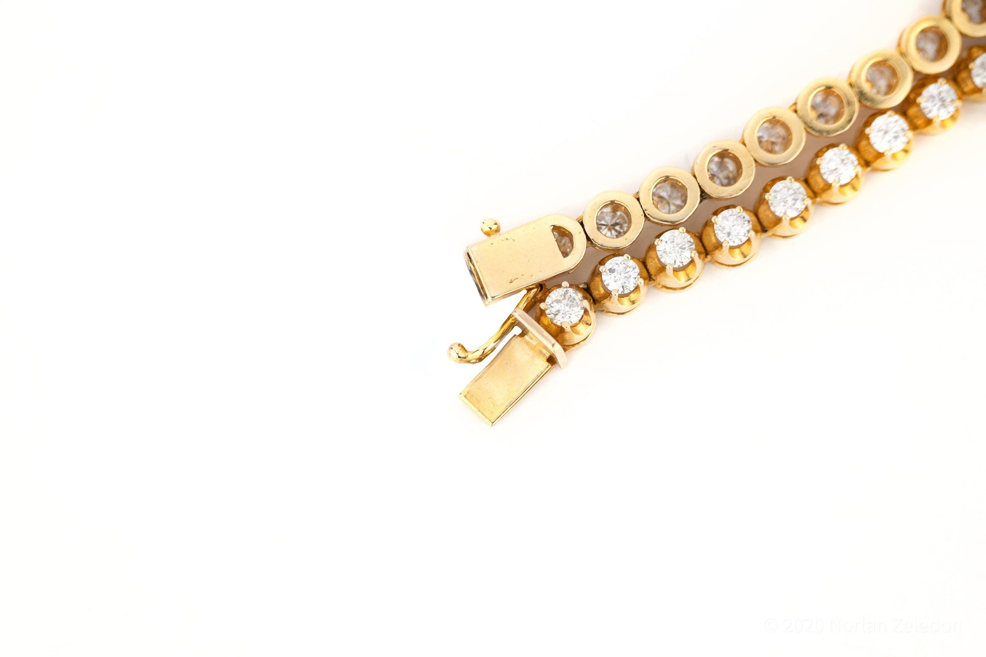 6.4mm 30 Pointer Yellow Tennis Chain - Johnny Dang & Co