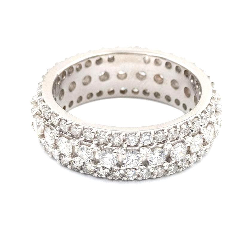 JDTK-RING1114-Triple Row Diamond Ring - Johnny Dang & Co