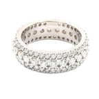 JDTK-RING1114-Triple Row Diamond Ring - Johnny Dang & Co