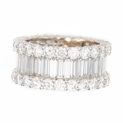 White Gold Royal Baguette Ring - Johnny Dang & Co