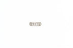 Triple Diamond Row White Gold Ring - Johnny Dang & Co