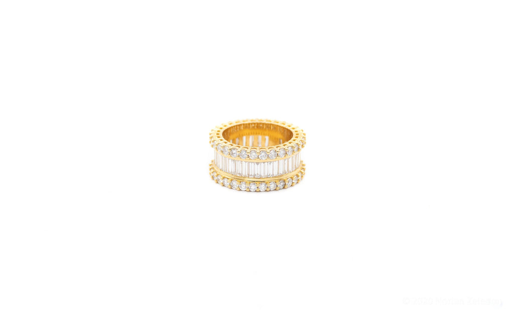 Gold Royal Baguette Ring - Johnny Dang & Co