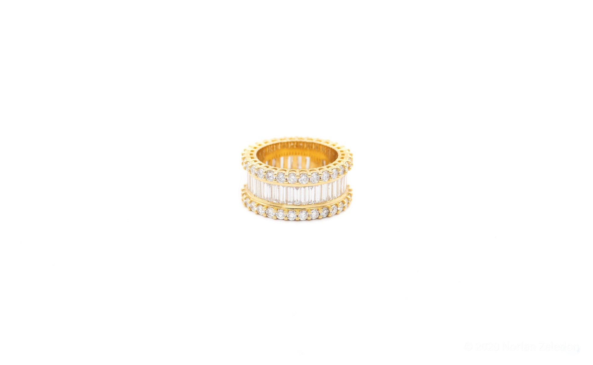 Gold Royal Baguette Ring - Johnny Dang & Co