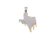 Texas Drip Diamond Pendant - Johnny Dang & Co