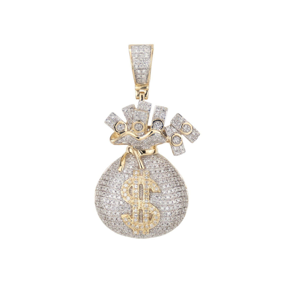 Rich Money Bag Ice Out Custom Pendant High Quality Fashion Charm HipHop  Bling Pendant Gift for Him. at Rs 22460 | Uttran | Surat | ID: 2853224813530