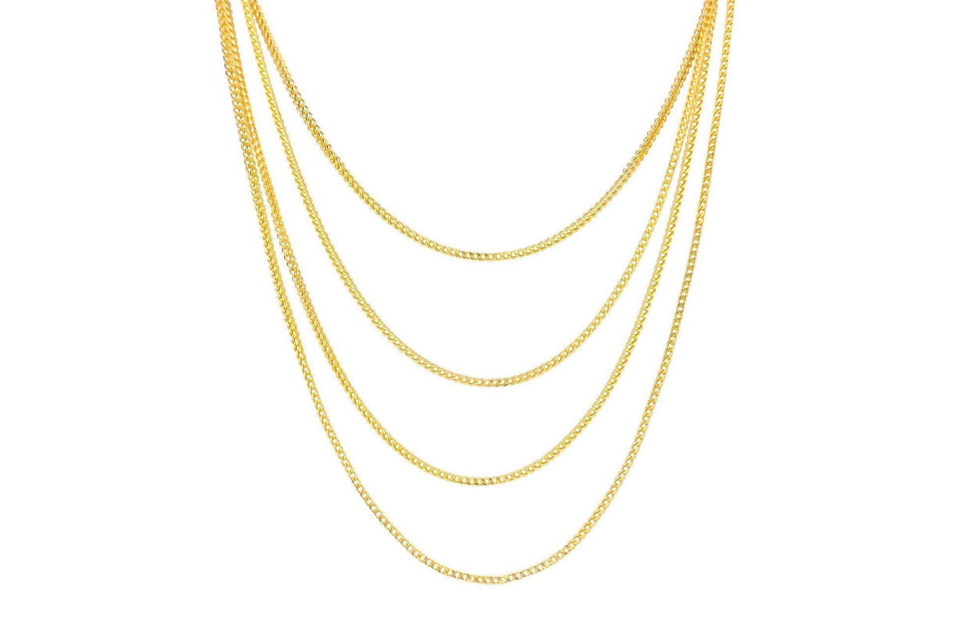 Hallow Franco Chain 2mm - Johnny Dang & Co