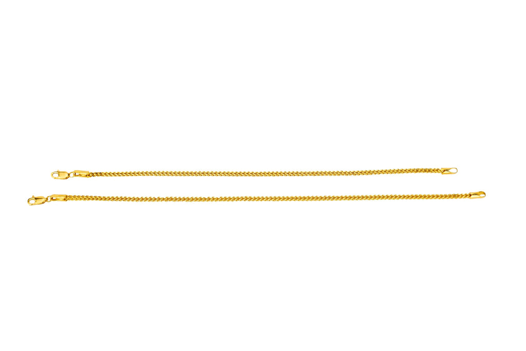 Hallow Franco Bracelet 2mm - Johnny Dang & Co