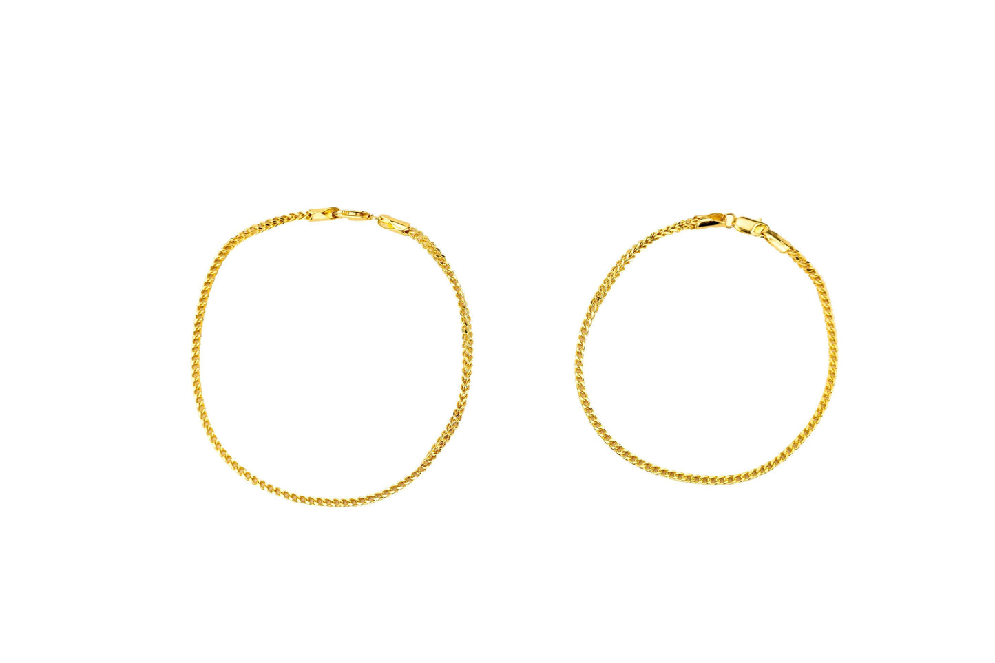 Hallow Franco Bracelet 2mm - Johnny Dang & Co