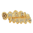 18K CZ World Champs 6 Top & 6 Bottom Teeth Grill - Johnny Dang & Co