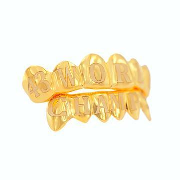 Gold 6 Top And 6 Bottom World Series Grill - Johnny Dang & Co