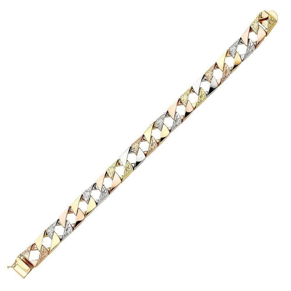Mix Gold Cuban Bracelet - Johnny Dang & Co