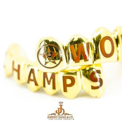 Gold 6 Top And 6 Bottom World Series Grill - Johnny Dang & Co