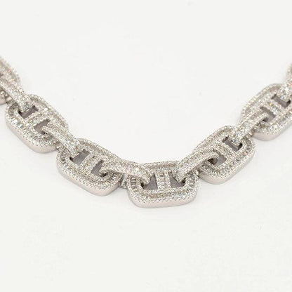 JDB1001 - 15MM CZ Silver Chain - Johnny Dang & Co
