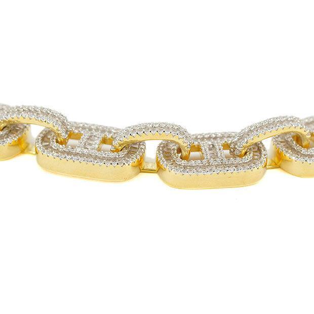 JDB1005 - 12MM CZ Silver Chain - Johnny Dang & Co