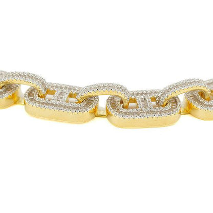 JDB1005 - 12MM CZ Silver Chain - Johnny Dang & Co