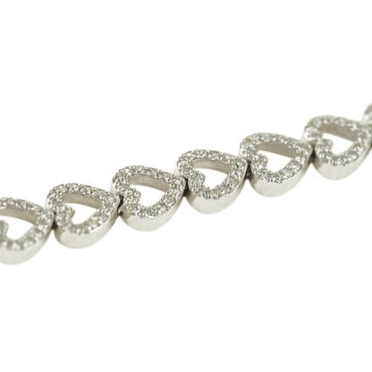 CZ HEART BRACELET - Johnny Dang & Co