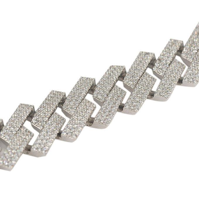 CZ CUBAN BRACELET - Johnny Dang & Co