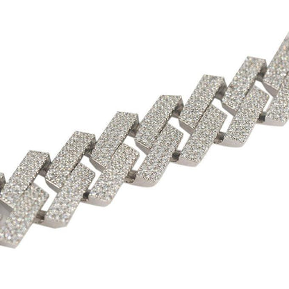 CZ CUBAN BRACELET - Johnny Dang & Co