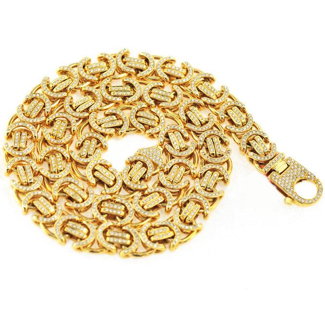 CUSTOM DIAMOND BYZANTINE CHAIN - Johnny Dang & Co