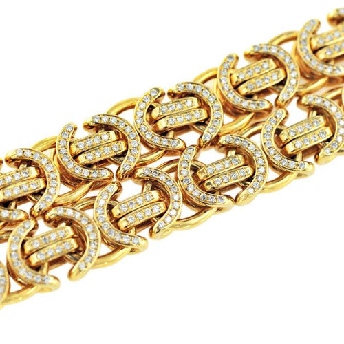 CUSTOM DIAMOND BYZANTINE CHAIN