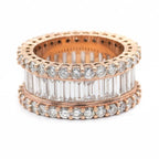 Rose Gold Royal Baguette Ring - Johnny Dang & Co