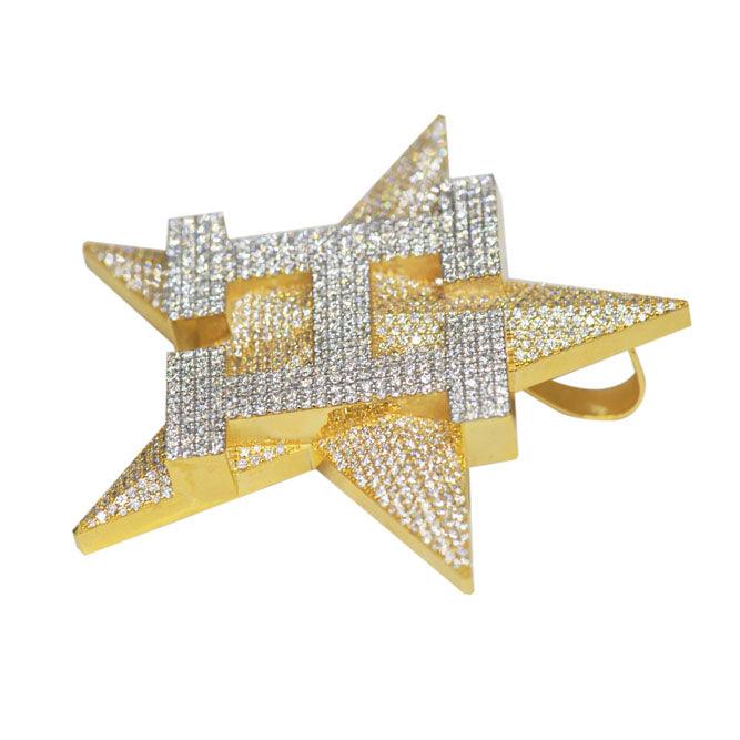 CUSTOM H STAR PENDANT - Johnny Dang & Co
