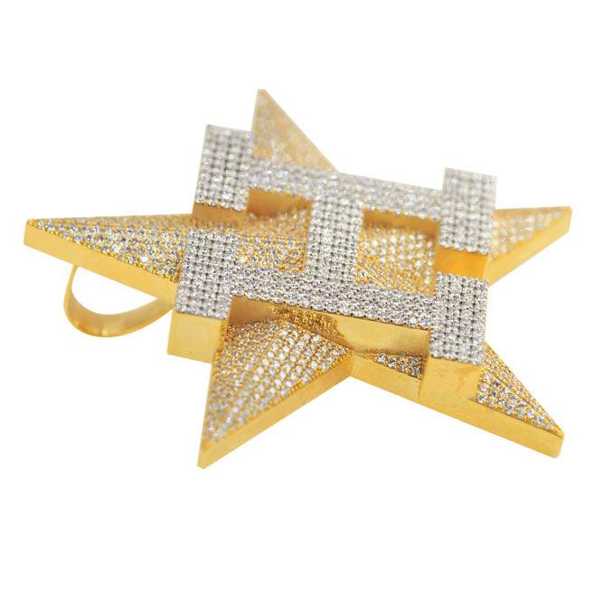 CUSTOM H STAR PENDANT - Johnny Dang & Co