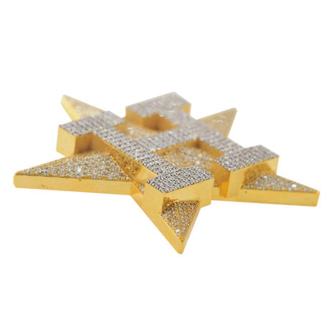 CUSTOM H STAR PENDANT - Johnny Dang & Co
